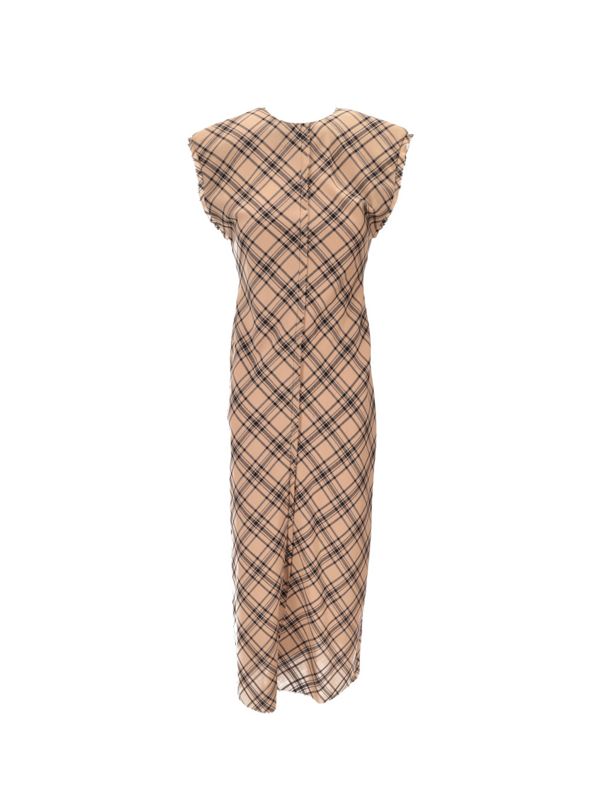 brown gucci dress The Gwen Plaid Maxi Dress – Birdie Boutique main image 0