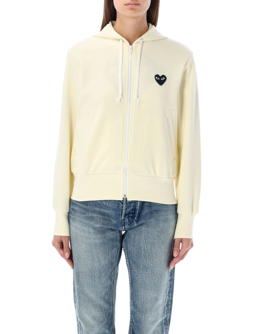 COMME DES GARÇONS NATURAL HEART PATCH HOODIE 