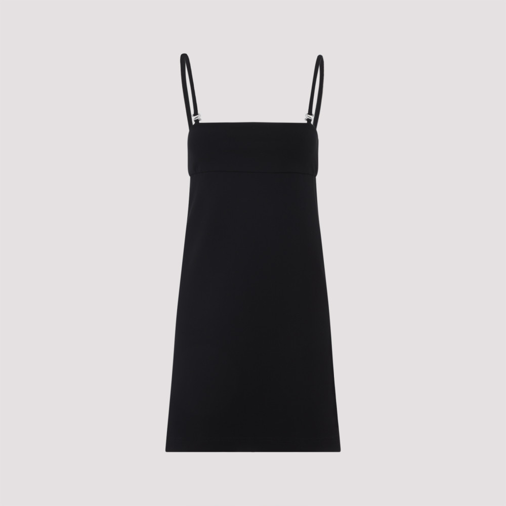 Sportmax Mini-length Sleeveless Dress Adjustable Straps In Black