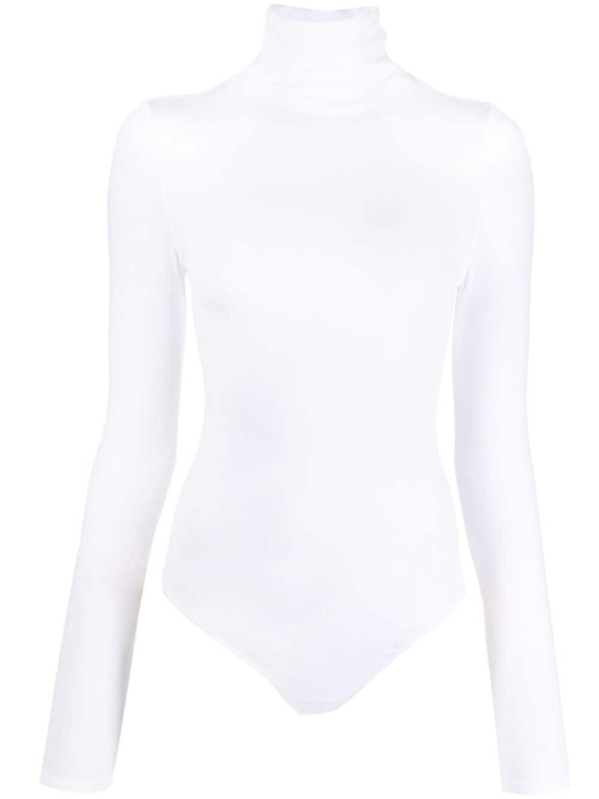 Wolford Ribbed High Neck Bodysuit