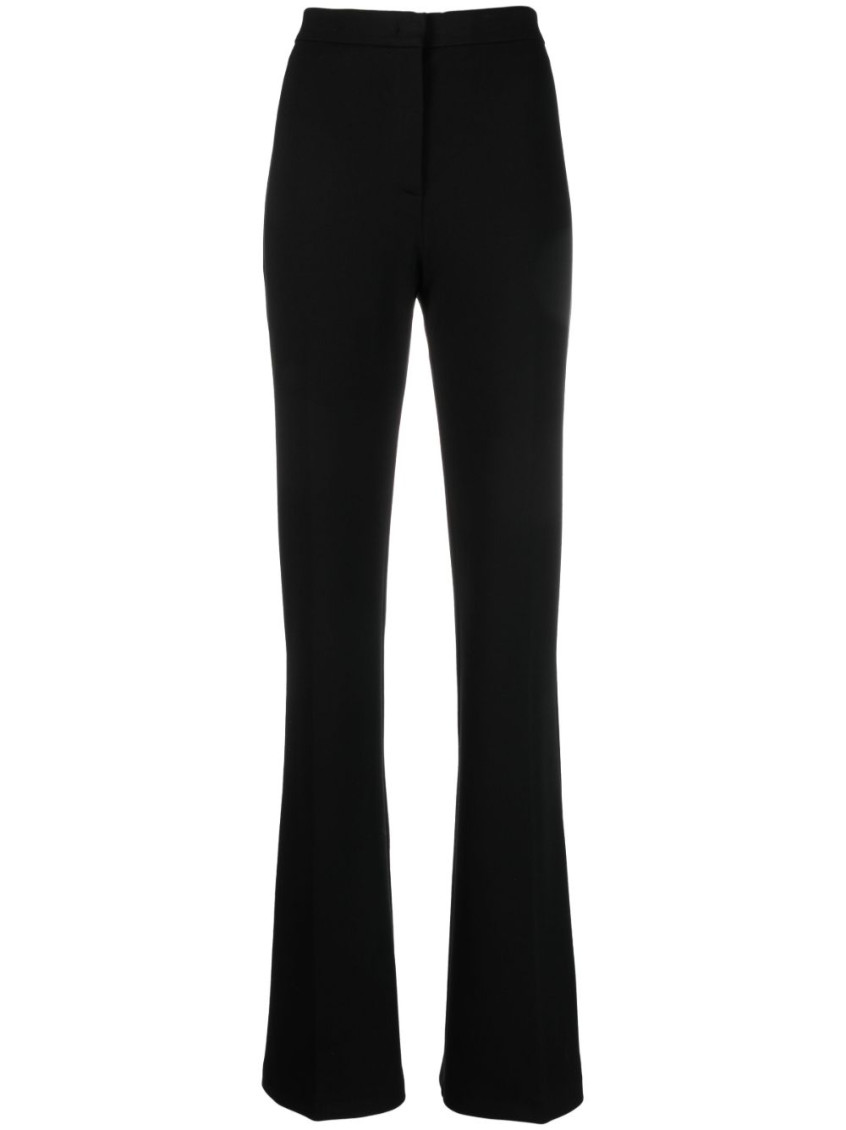 Pinko Black High-waist Tailored Trousers In Black
