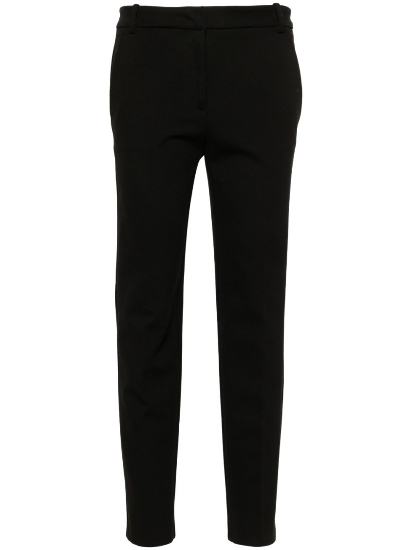 Pinko Tailored Black Trousers With Polished Silhouette In Black