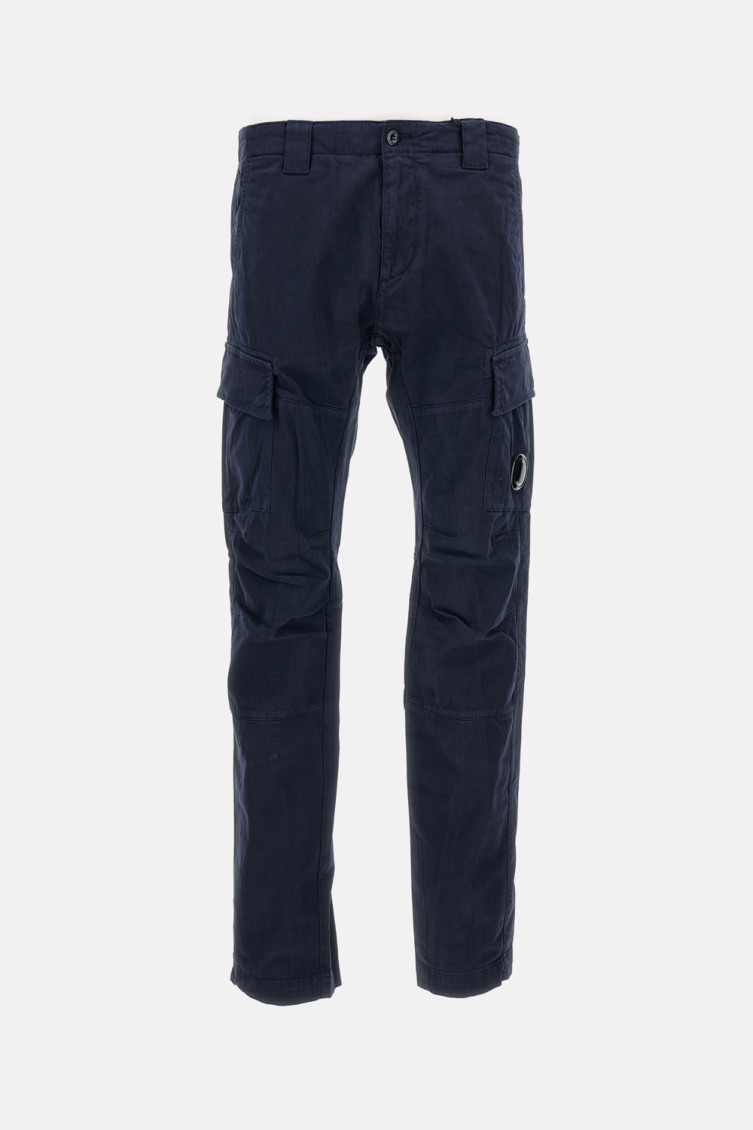 C.p. Company Dark Blue Cargo Pant In Blue