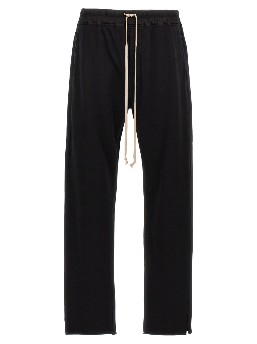 Rick Owens Black Berlin Drawstring Joggers In Black