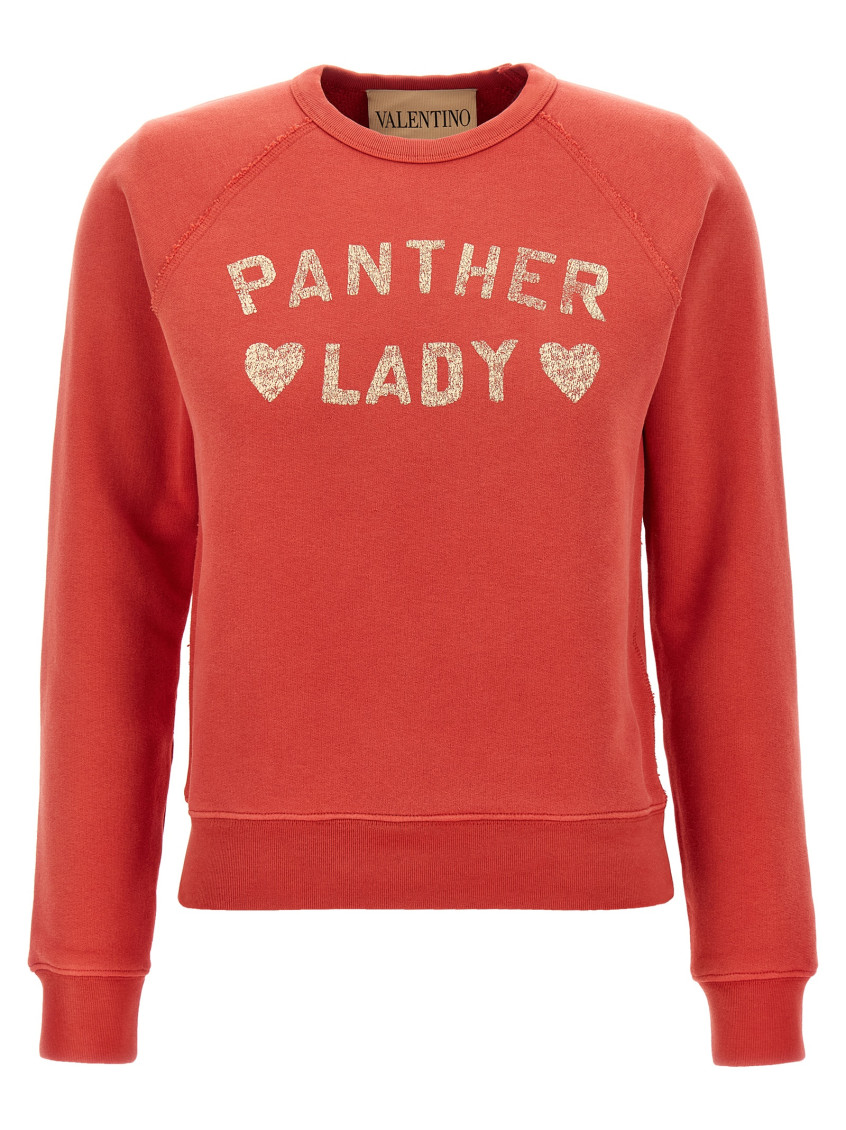 Valentino Crew Neck Graphic Print Raglan Sleeves Top In Multi