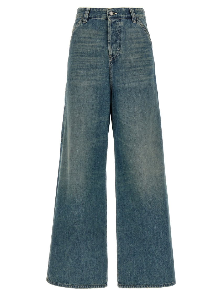 Diesel 'desire Wide Leg Jeans' In Blue