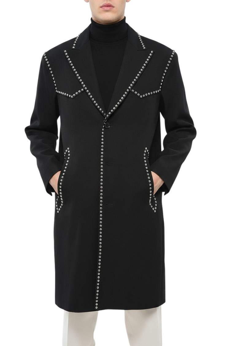 Dsquared2 Black Loose Trench Coat for Men Online India at Darveys.com