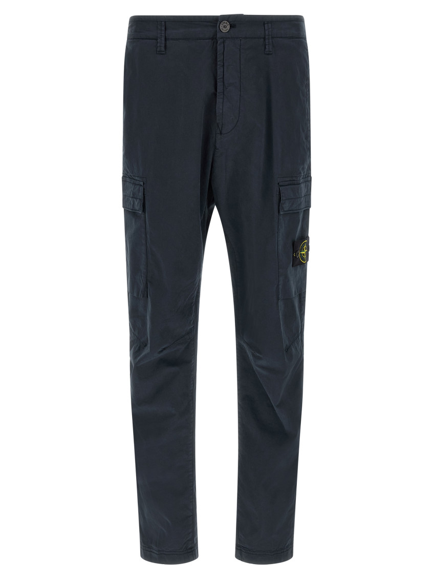 ストーンアイランド　Straight-Leg Cargo Trousers 7 Stone Island Blue Straight Cargo Pants for Men Online USA at