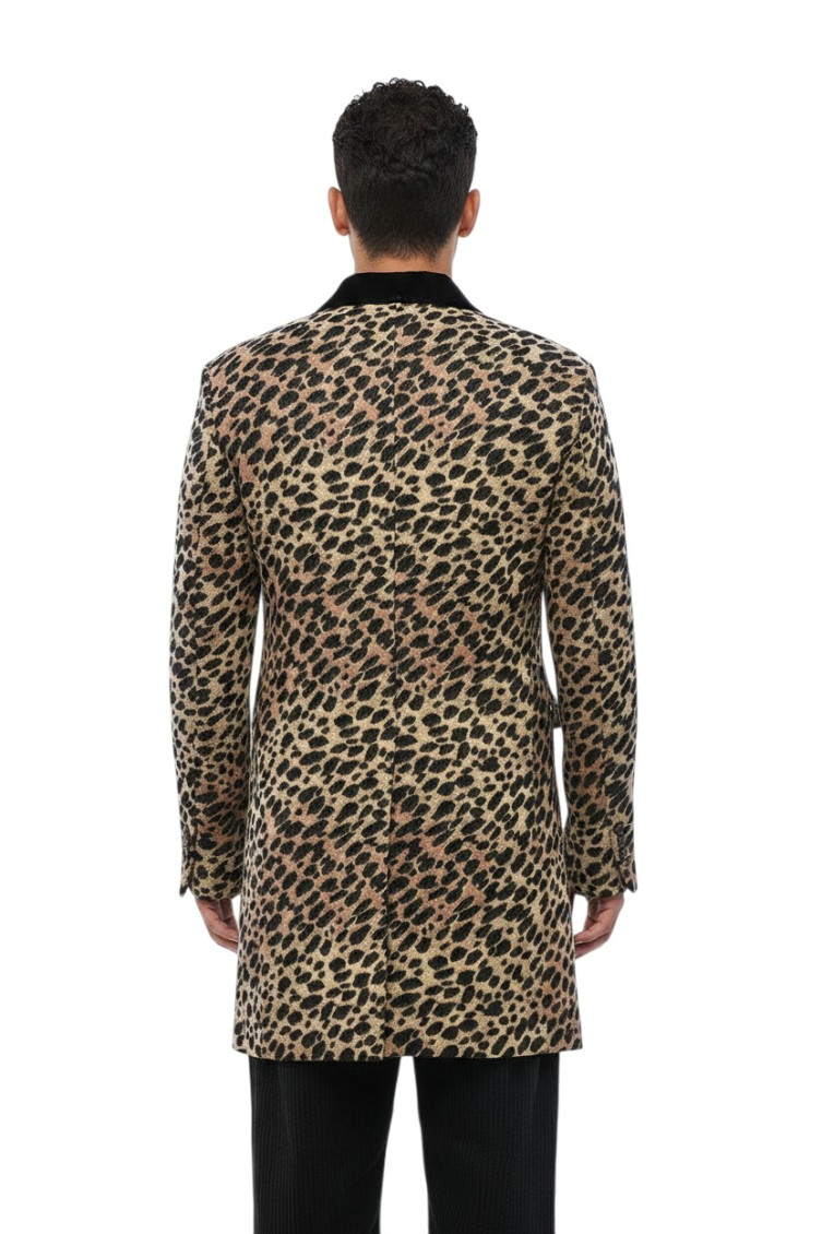 DSQUARED2 Print Trench Coat トレンチコート 46 Dsquared2 Leopard Print Trench Coat for Men Online USA at Darveys.com