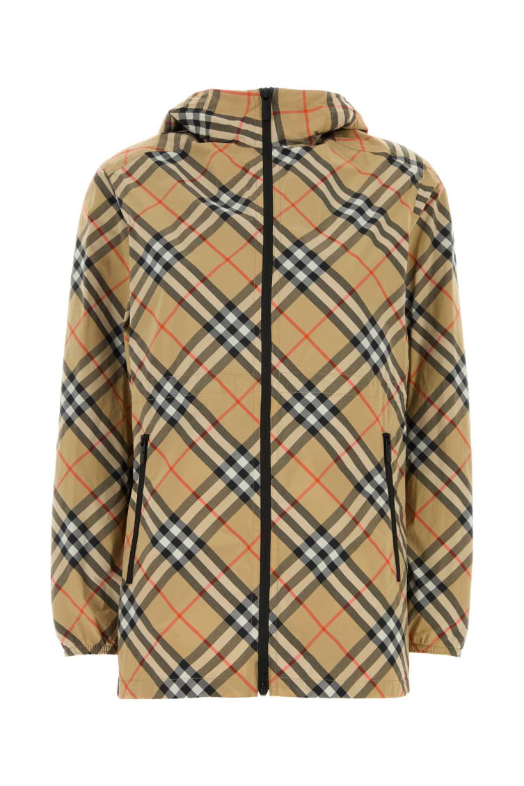 Burberry Beige Check Print Jacket for Women Online USA at Darveys