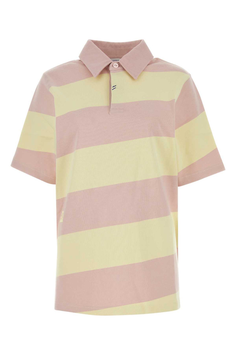 Burberry Cotton Polo In Multicolor