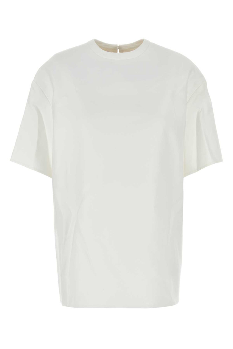 Shop Valentino White Crewneck T-shirt
