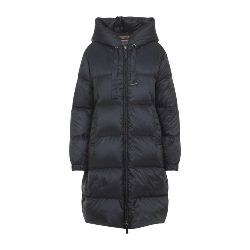 Max Mara Black Water-repellent Jacket In Black