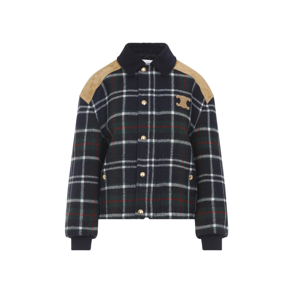 Celine Blouson Triomphe Bomber Jacket Women In Multi