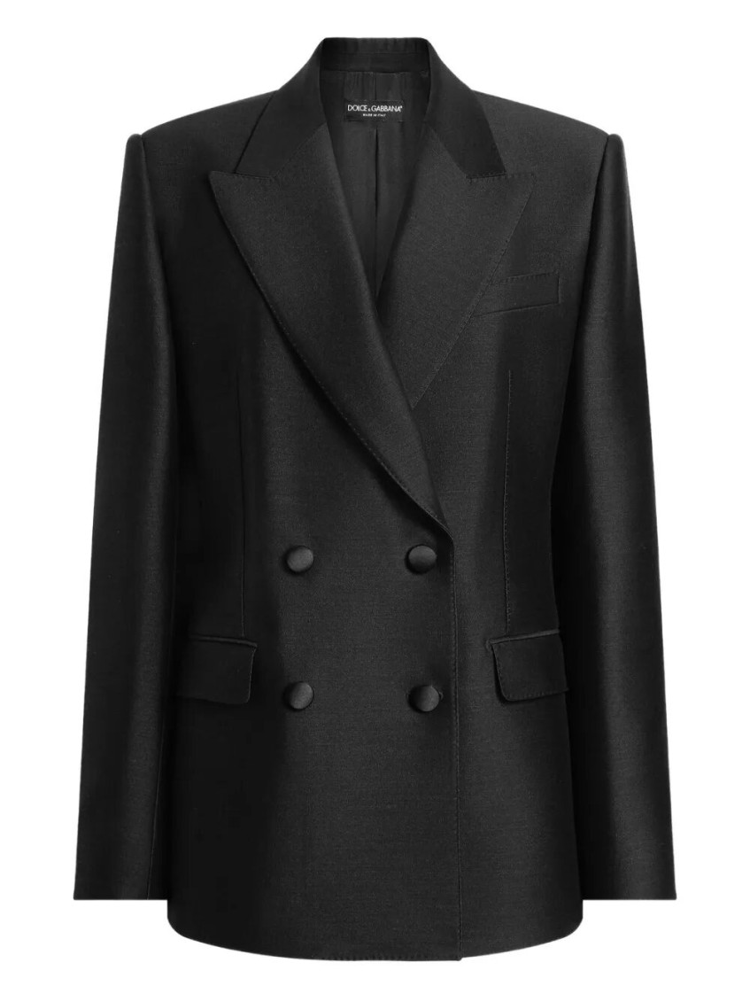 Dolce & Gabbana Black Double-breasted Blazer