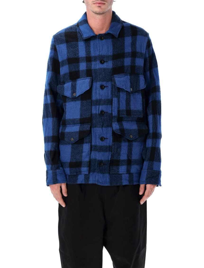 Junya Watanabe Checked Filson Shirt Jacket In Blue