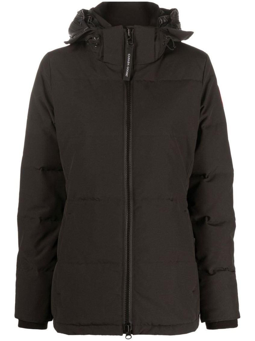 Canada Goose Merritt Hooded Parka Coat In Black