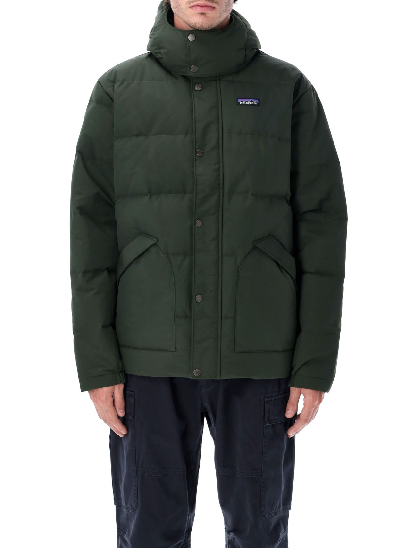 Patagonia Downdrift Recycled Down Jacket In Brown