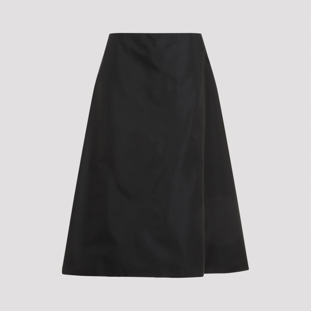 Marni Polyamide Midi Skirt In Black