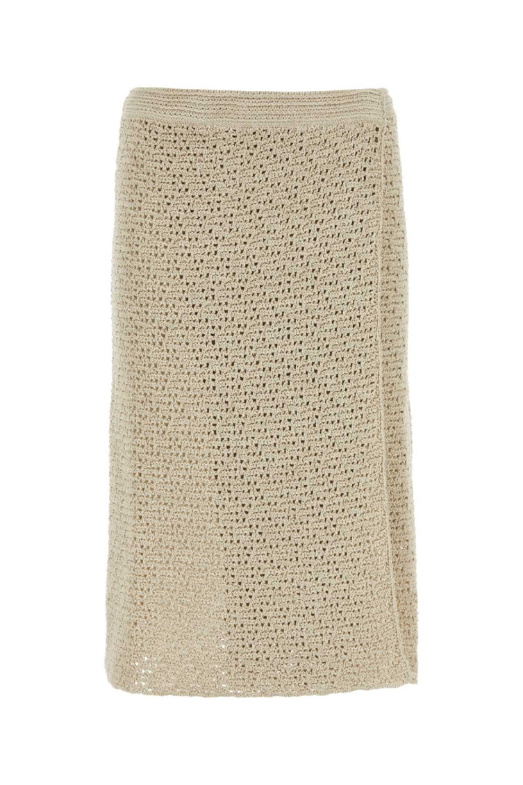 Bottega Veneta Skirt In White