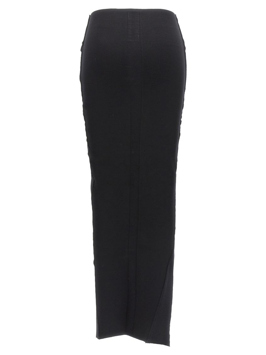 スカート RICK OWENS 'Theresa' skirt Black  RP01E7696KST Rick Owens Black Theresa midi skirt for Women Online USA at