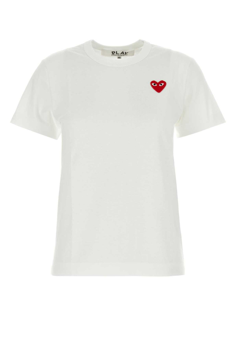 COMME DES GARÇONS WHITE COTTON T-SHIRT