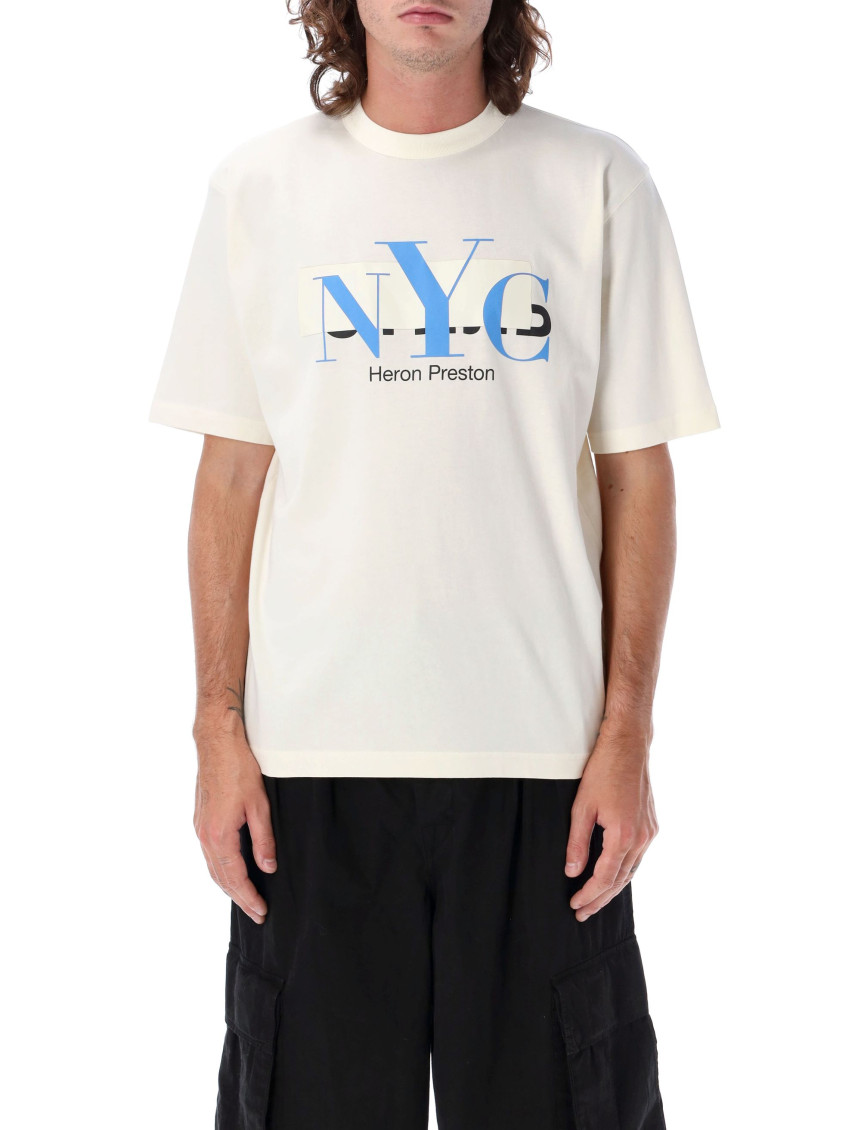 Heron Preston Nyc Censored Tee In Off White