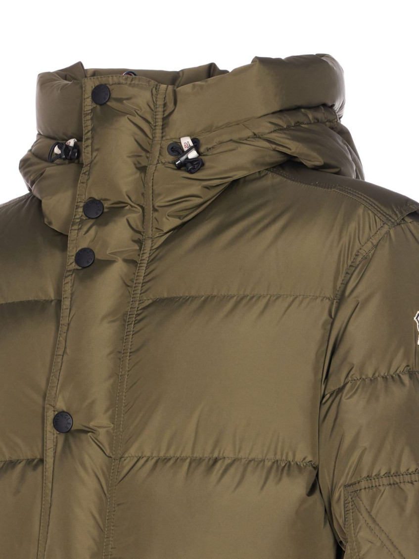 Moncler Olive Green Quilted Jacket for Men Online India at Darveys.com
