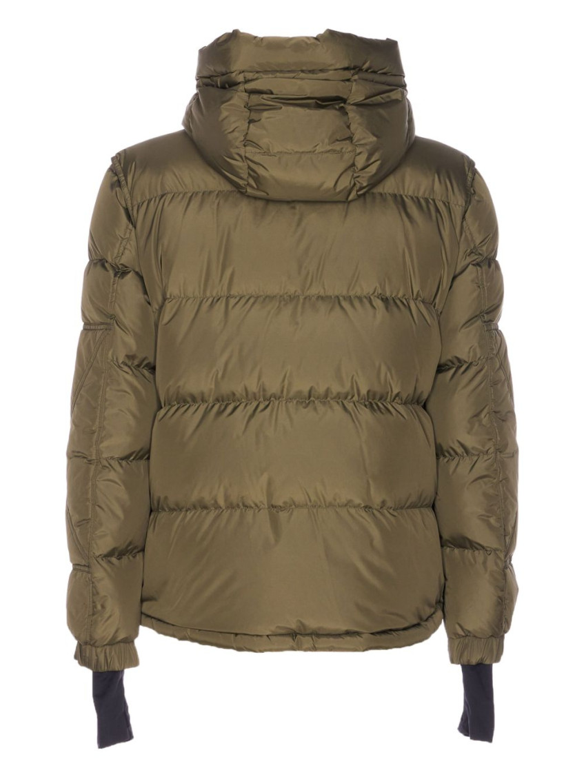 Moncler Olive Green Quilted Jacket for Men Online India at Darveys.com
