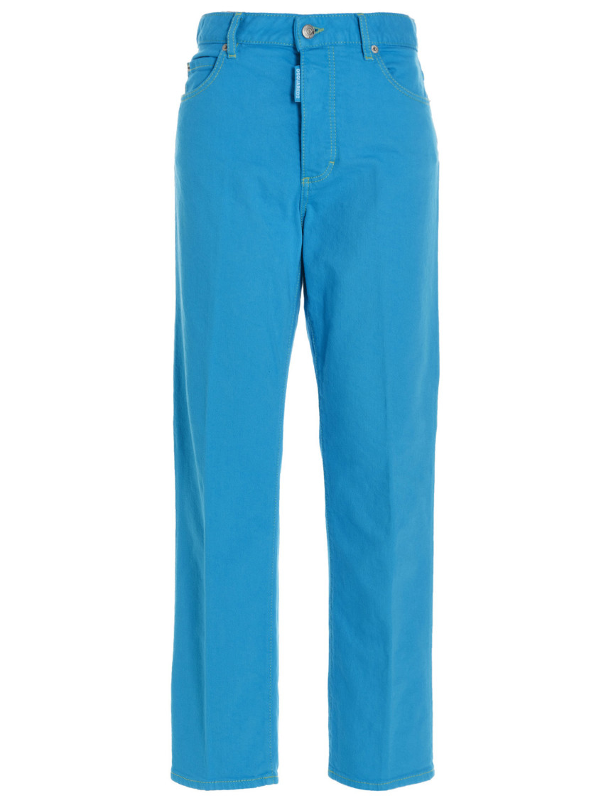 Dsquared2 Light Blue Boston Jeans In Light Blue