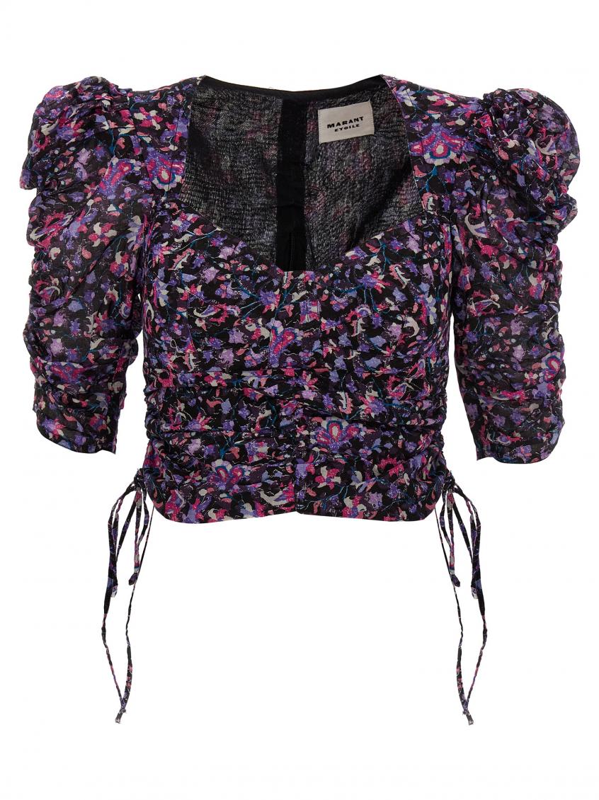 Isabel Marant Multicolor Top Galaor In Multicolor