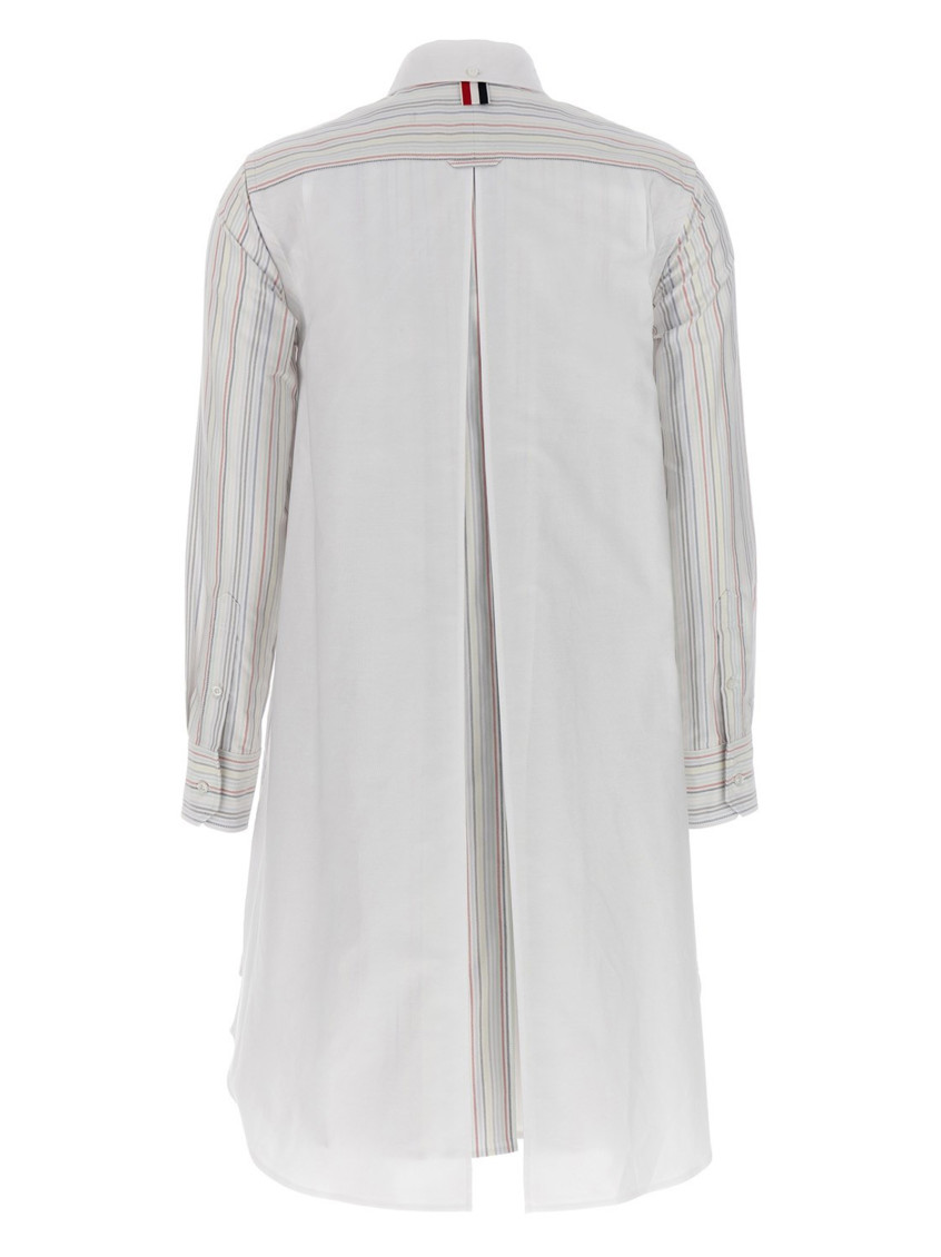 ワンピース THOM BROWNE Striped shirt dress Multicolor FDSD95CF0272 Thom Browne Multicolor Striped Shirt Dress for Women Online