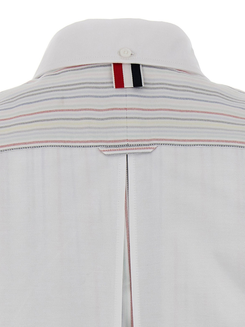 ワンピース THOM BROWNE Striped shirt dress Multicolor FDSD95CF0272 Thom Browne Multicolor Striped Shirt Dress for Women Online