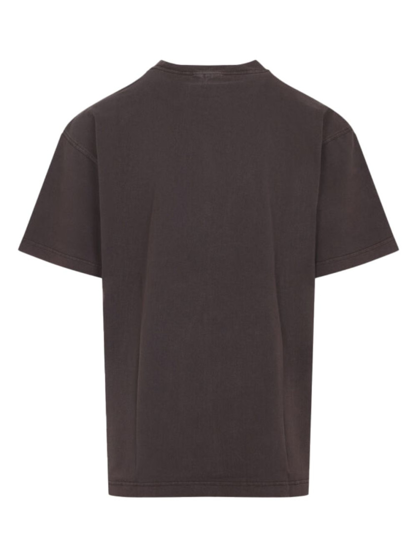 Carhartt Wip Main Logo Cotton T Shirt In Brown