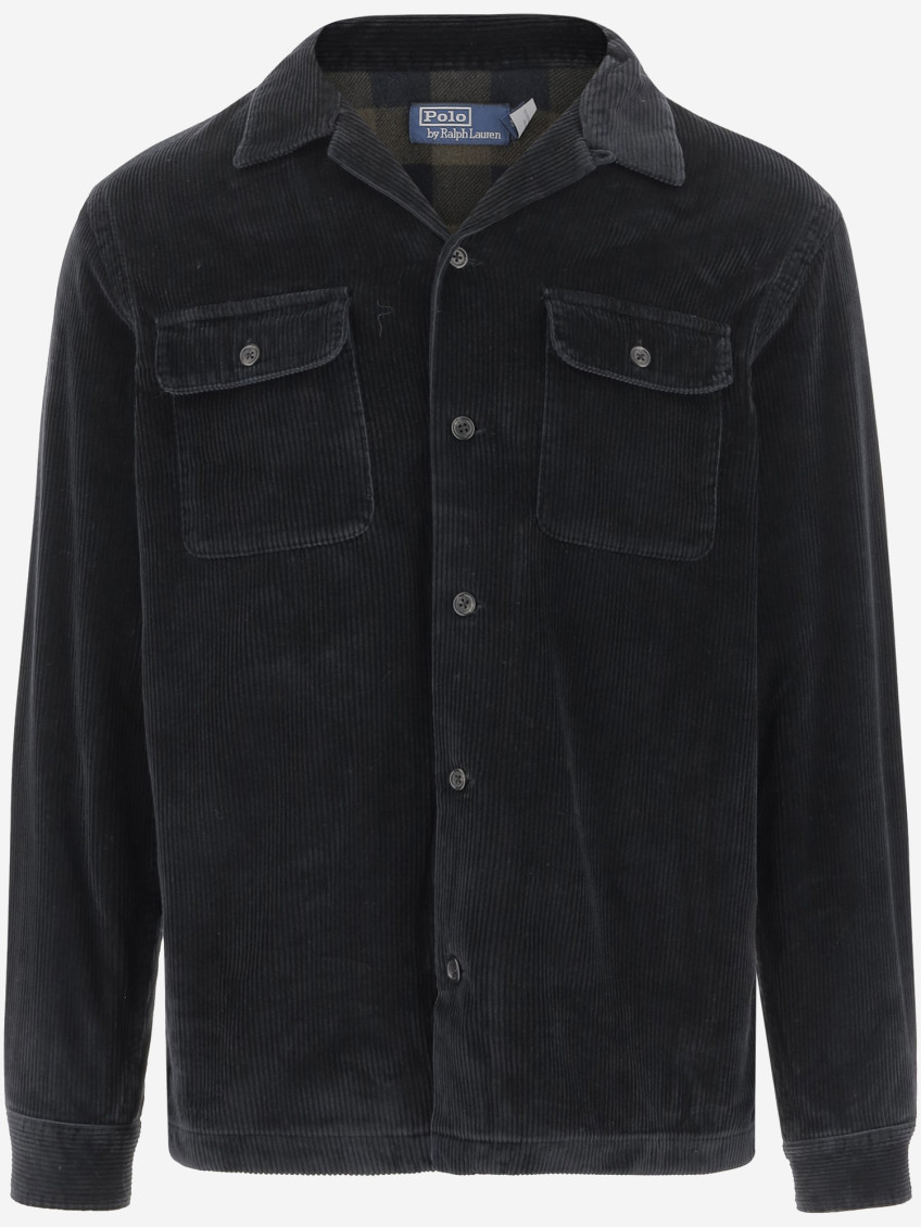 Ralph Lauren Black Corduroy Overshirt