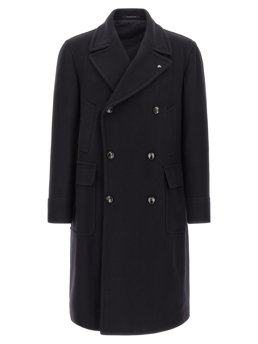 Tagliatore Blue Sherry Coat In Blue