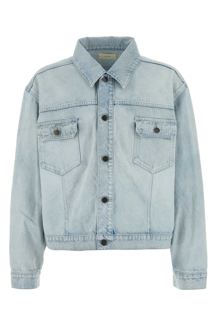 The Row Orson Denim Jacket - Men's - Cotton In Light Blue