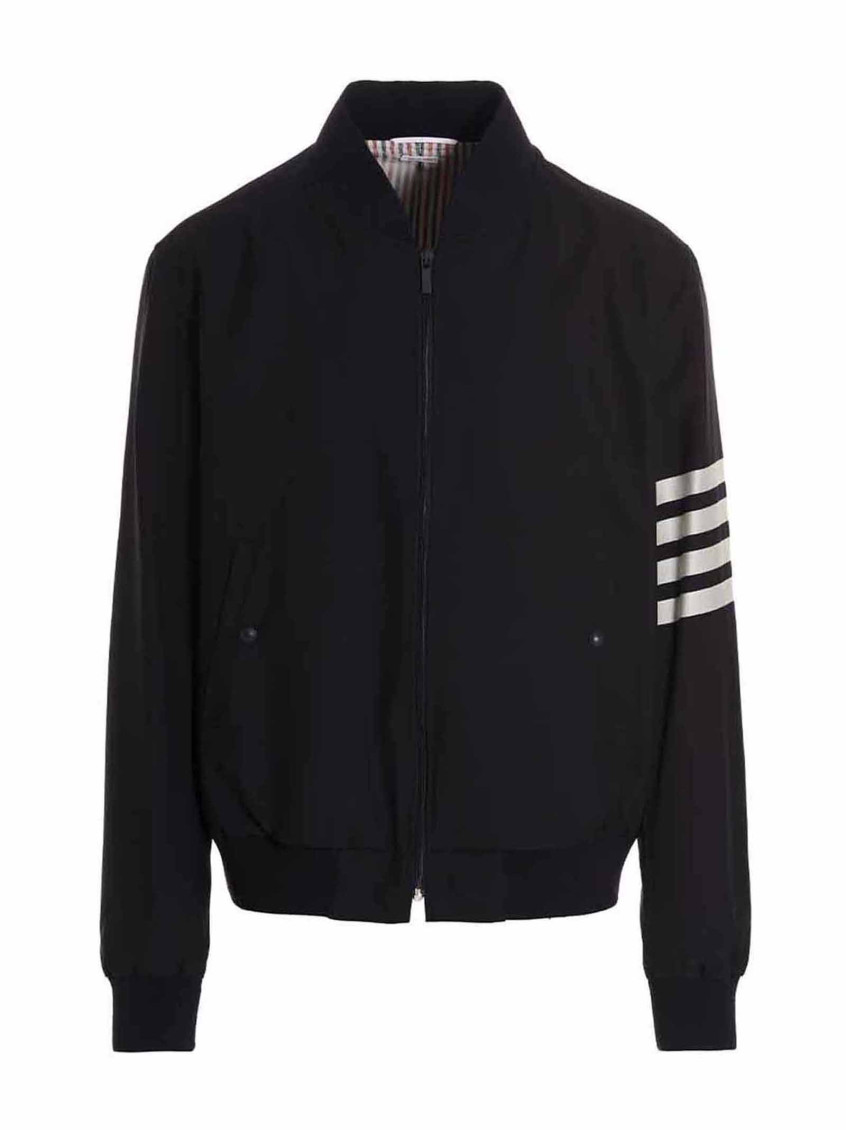 Thom Browne Reversible Jacket In Blue