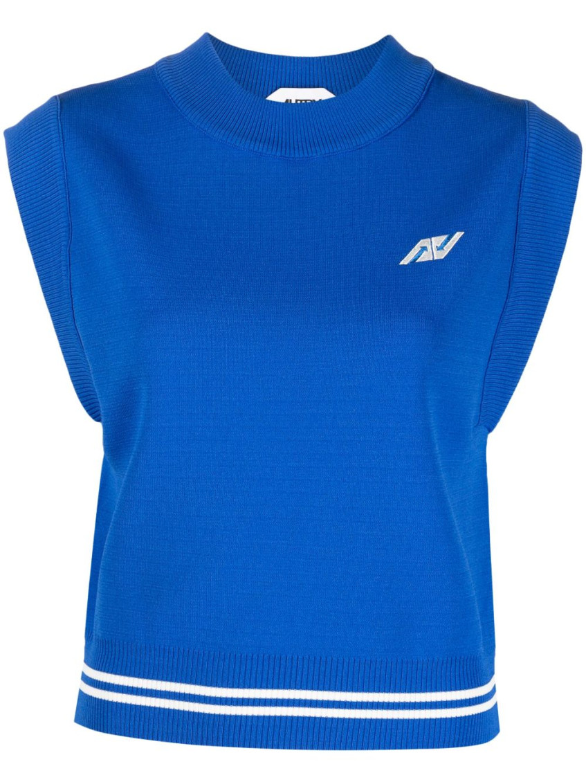 Shop Autry Royal Blue Royal Blue Logo Vest