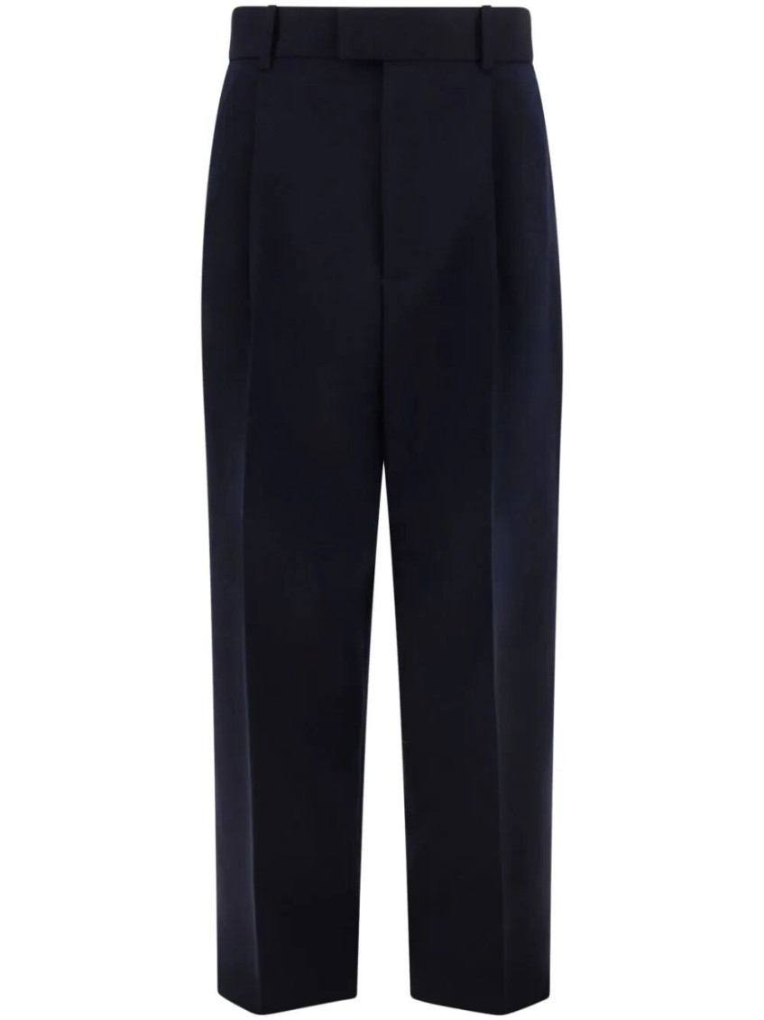 Bottega Veneta Women Tailored Pants In Dark Blue