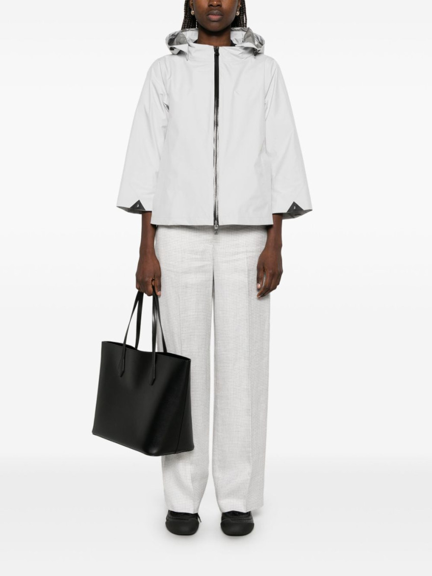 【関税込み】herno WINDPROOF JACKET Herno White Gore-Tex Windbreaker Coat for Women Online USA