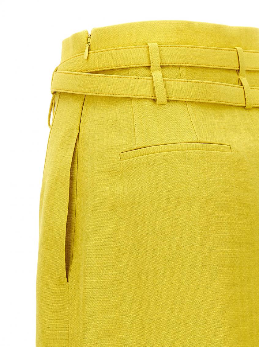 スカート JIL SANDER '66' skirt Yellow J02MA0177J65005 Jil Sander Yellow 66 Skirt for Women Online USA at Darveys.com