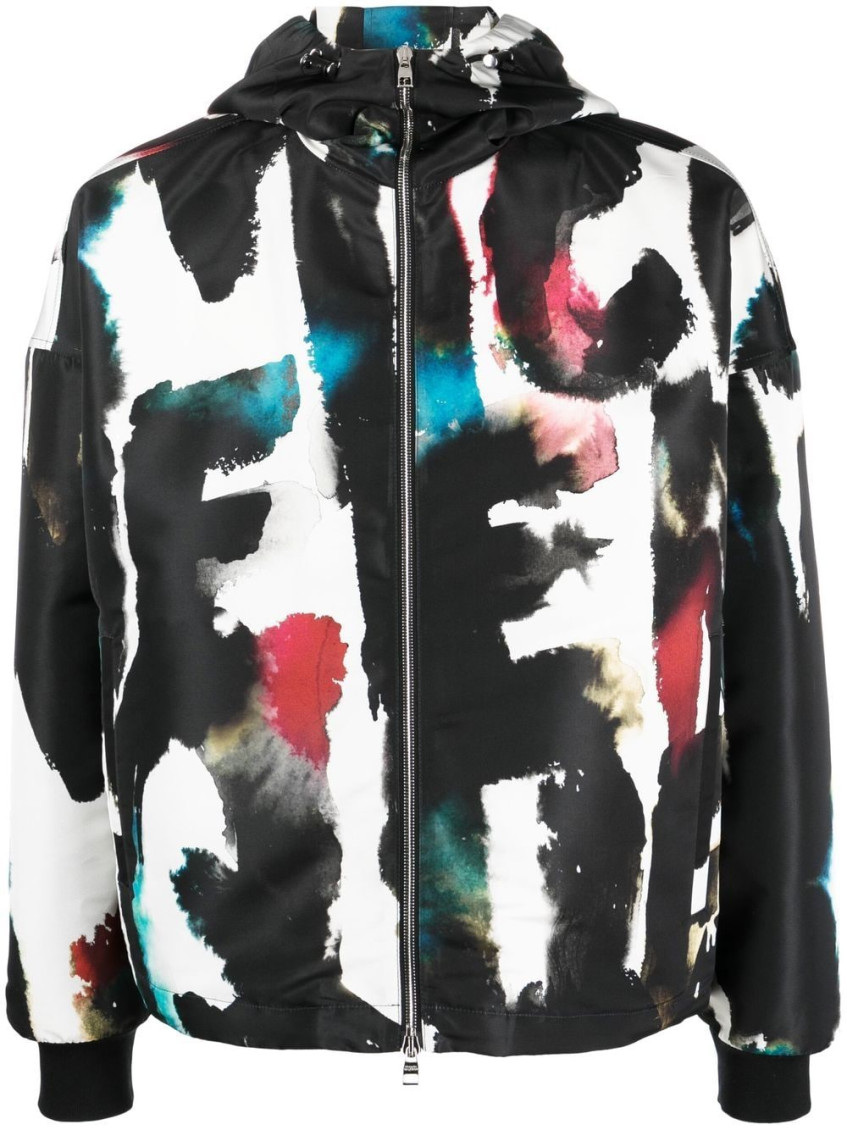 Multicolor windbreaker jacket best sale