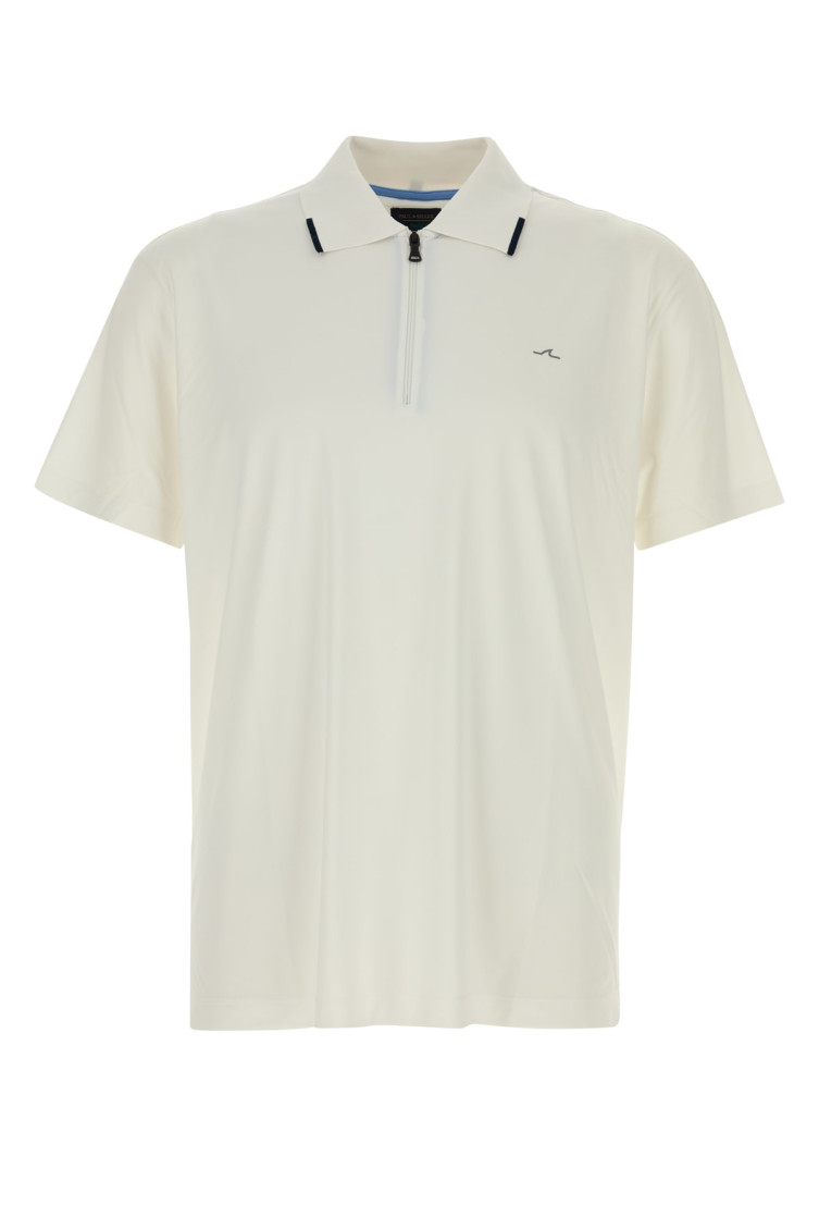 Shop Paul & Shark White Short Sleeve Logo Polo