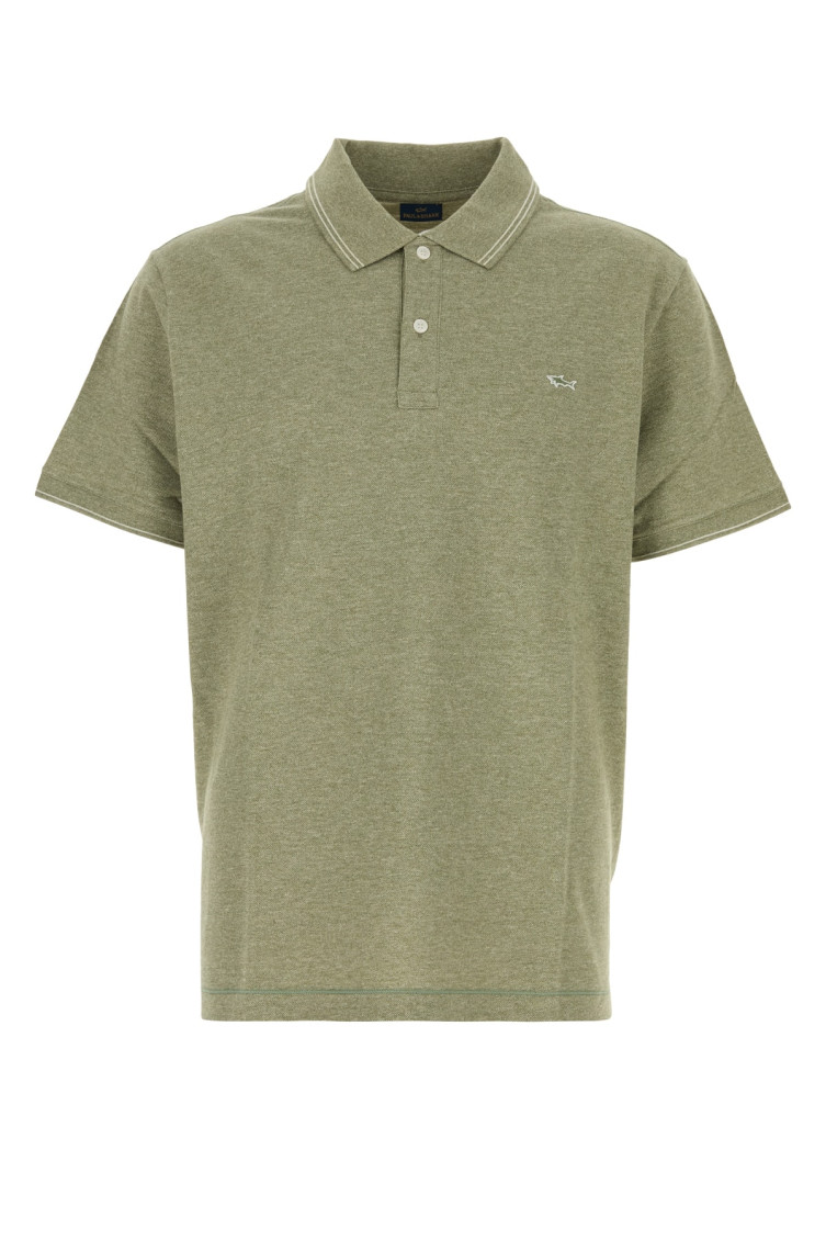 Shop Paul & Shark Green Short Sleeve Logo Polo