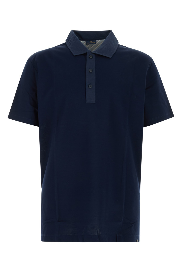 Shop Paul & Shark Navy Blue Short Sleeve Solid Polo