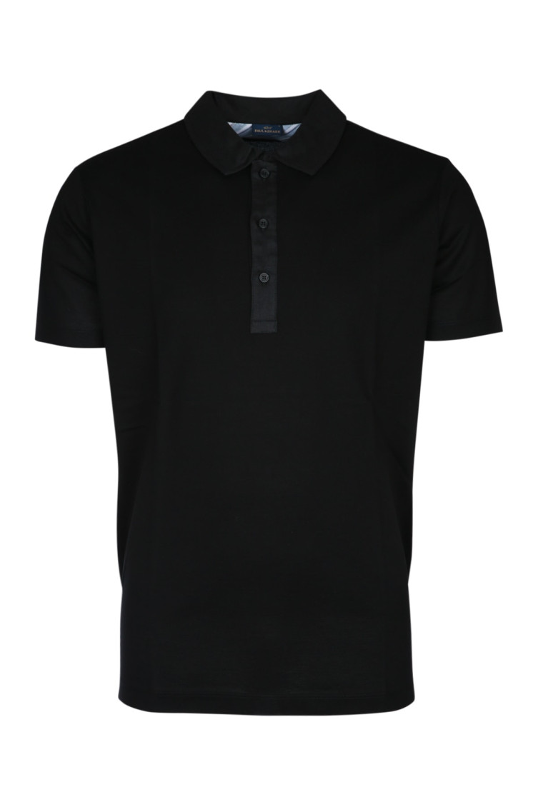Shop Paul & Shark Black Short Sleeve Solid Polo