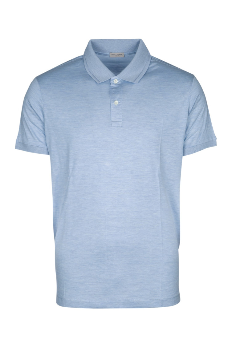 Shop Paul & Shark Blue Short Sleeve Solid Polo