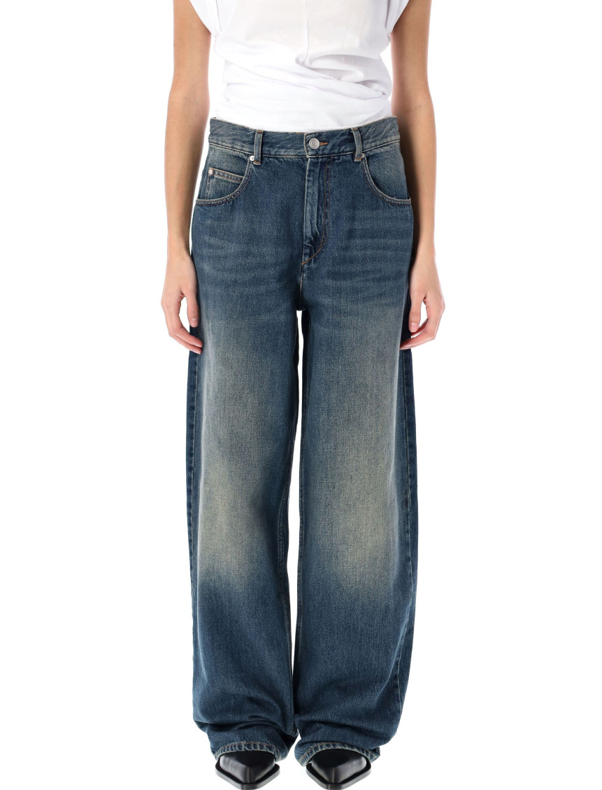 Isabel Marant Étoile Joanny Denim Trousers Belt Loops