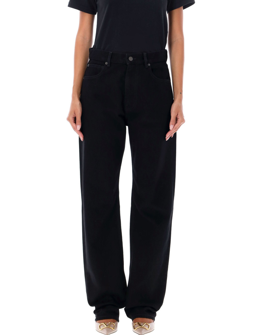 Shop Valentino Black Denim Jeans